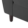 thumbnail image 7 of Resenkos 77" Upholstered Sofa Couch with Wood Leg, Square Arms and Tufted Back for Living Room, Bedroom, Apartment, Grey, 7 of 7