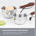 thumbnail image 4 of EeaseCA Stainless Steel Small Saucepan Water Boiling Pot Deepen Sauce Pan for Warming Milk, 4 of 7