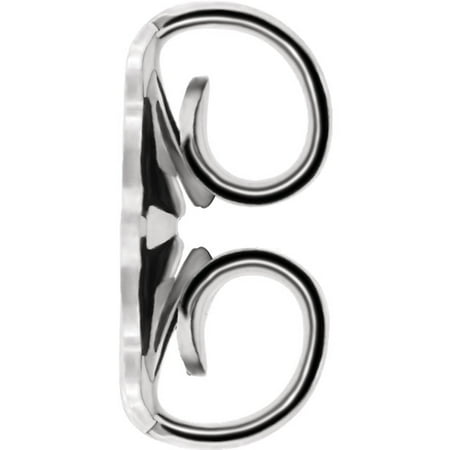 Screw Back Closure - UnCommon Artistry 14K White Gold Push-On/Screw-Off Threaded Earring Back