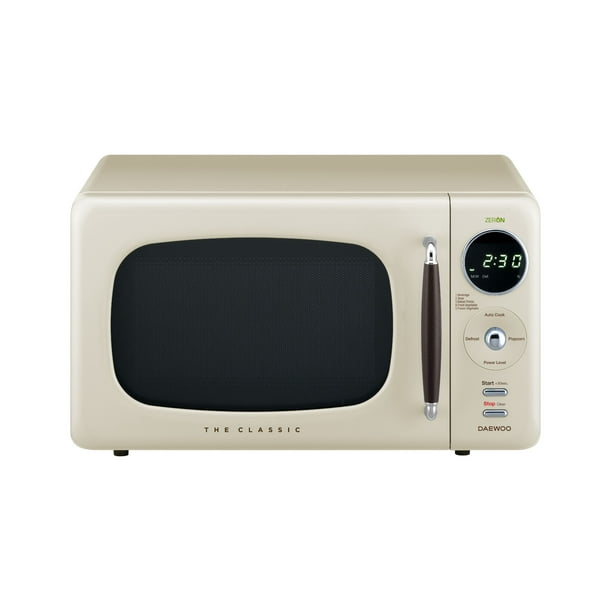Daewoo Kor07r3zec 0 7 Cu Ft 700w Retro Countertop Microwave Oven