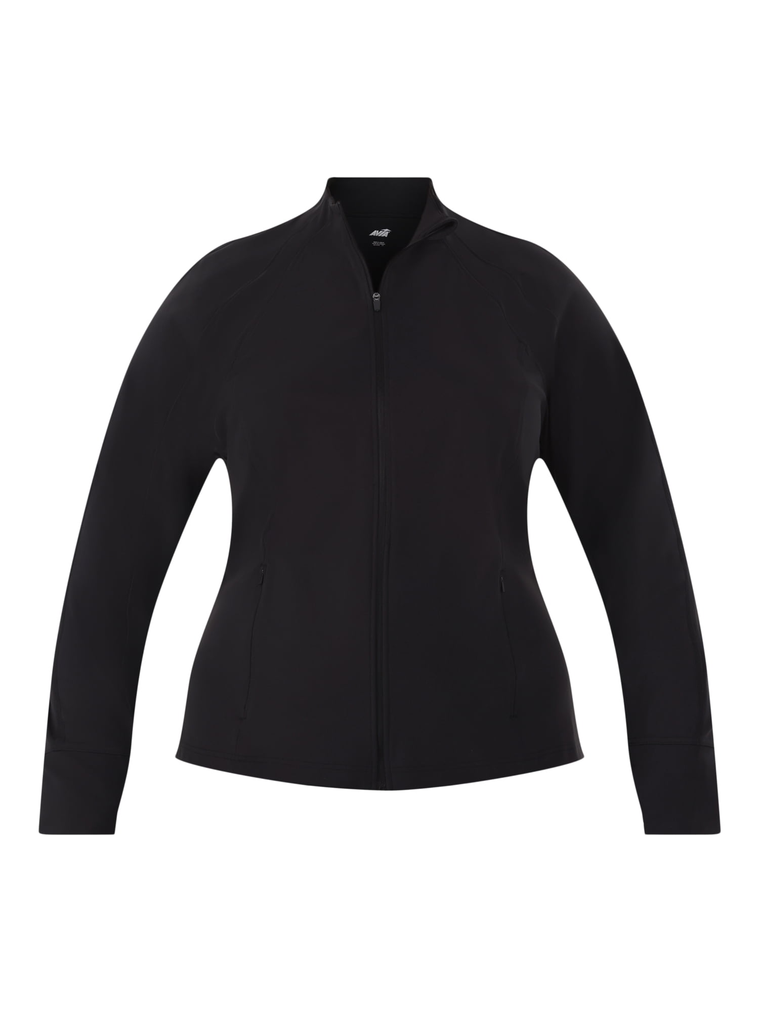 Avia Women's and Women's Plus SoftSculpt Zip-Up Active Jacket, Sizes XS-4X