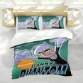 thumbnail image 5 of Danny Phantom-themed Bed Sheet Set Three Piece Set Comfortable And Skin Friendly Unique Design Home Decor Gifts For Family Friends fans36x75Inches（90cm*190cm）, 5 of 6