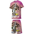 thumbnail image 3 of Looney Tunes Bugs Bunny Boys T-Shirt And Shorts Outfit Set Athletic Short Sleeve Tee Mesh Shorts Set for Kids, 3 of 8