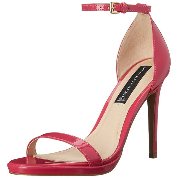 STEVEN by Steve Madden Women's Rykie Dress Sandal, Fuchsia Patent, 7.5 M US