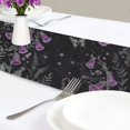 thumbnail image 4 of Yayeee Table Runner 90 inches Long for Home Kitchen Rectangle Dining Table Holiday Party Decoration, Gothic Floral Print, 4 of 7