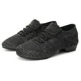 thumbnail image 2 of NOKIO Women’s Mesh Dance Shoes Soft Bottom Cheerleading Training Shoes FLo𝗐er Design Breathable Body Fitness Spring Summer, 2 of 9