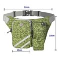 thumbnail image 3 of Riñonera deportiva para correr con soporte para botella de agua, riñonera para hidratación, para senderismo, viajes, ciclismo, fitness, pesca, escalada, Wai ligero, verde Kuyhfg Sin marca, 3 of 5