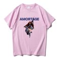 thumbnail image 5 of Ropa de calle cantante coreana JISOO AMORTAGE camiseta Ropa Hombre camisetas de Hip Hop Casual hombres mujeres camisetas de, 5 of 5