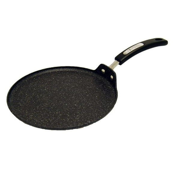 Starfrit The Rock Poêle Multi Usage 25cm, Antiadhésive Résistante Aux Rayures, Base Aluminium Épaisse, Manche Compatible Four, Va au Lave-Vaisselle