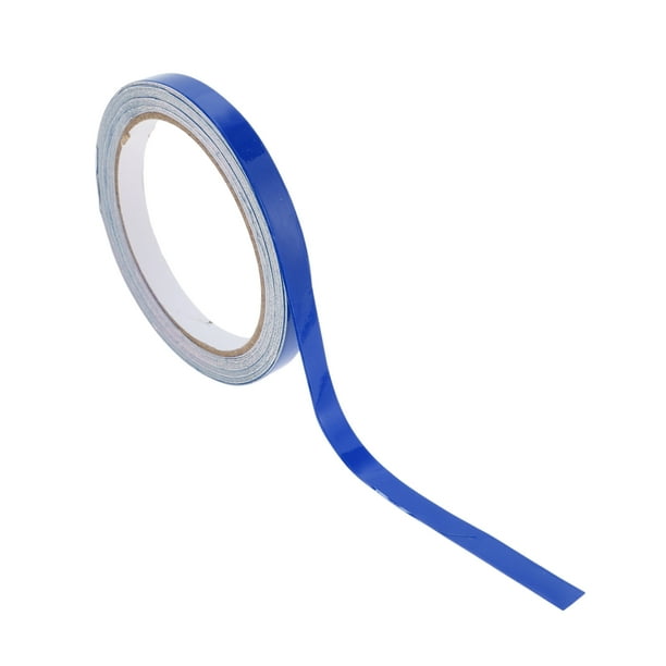 Cinta de rayas Unique Bargains 15mmx10m Calcomanías de rayas para coches, motocicletas y barcos, calcomanías DIY, azul oscuro brillante 1 pieza