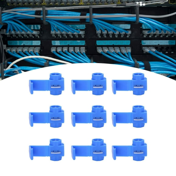 Lock Wire Connectors, 210Pcs Lock Wire Connectors, Quick Splice Connector Terminals, Electrical Cable Snap, Automotive Electrical Wiring Harnesses