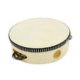 thumbnail image 1 of Wooden Drum Tambourine Musical Instrument Hand Percussion Toy for Toddlers and Kids Educational Development, 1 of 4