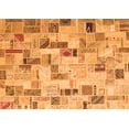 thumbnail image 1 of Ahgly Company Indoor Rectangle Patchwork Orange Transitional Area Rugs, 2' x 5', 1 of 1