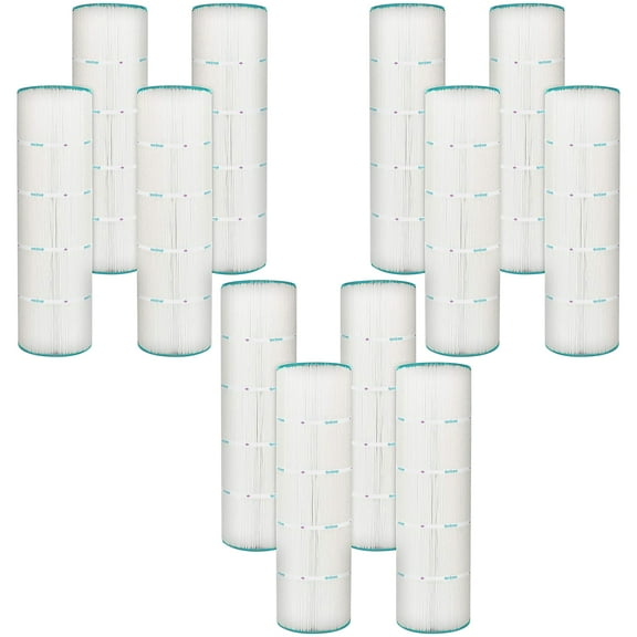 Hurricane 12 Pack HF7468-04 Advanced Pool and Spa Filter Cartridge Replacement