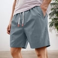 thumbnail image 2 of Letdown Men's Casual Shorts Elastic Waist Drawstring Shorts Lightweight Summer Beach Vacation Shorts Gym Golf Shorts with Pockets, 2 of 6