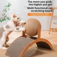 thumbnail image 2 of Interactive Cat Scratcher, Cat Scratching Post Design with Arch Bridge Balls-Stylish Cat Scratching Board, Natural Sisal Scratcher Ball, Fun and Engaging Scratching Post for and Exercise (1Pc), 2 of 7