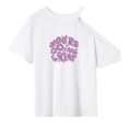 thumbnail image 2 of Camiseta para mujer básica camiseta suave cuello redondo para oficina trabajo desplazamientos playa M, 2 of 8