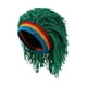 thumbnail image 4 of Gorro de con peluca, gorro divertido para fiestas temáticas, festivales, fiestas de disfraces, espectáculos de anime Verde, 4 of 8