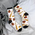 thumbnail image 5 of KLL Baseball Sport Print Cool Socks Men's Women's Crew Socks Funny Crazy Novelty Stockings, 5 of 6