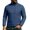Navy, variant on Atkumj Down Jacket Men Fashion Casual Stand Collar Full Zip Winter Coats Comfortable Warm Solid Color Long Sleeve Puffer Jacket S