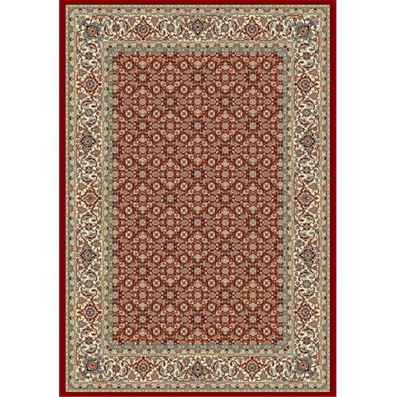 Ancient Garden 9 ft. 2 in. x 12 ft. 10 in. 57011-1414 Rug - Red/Ivory