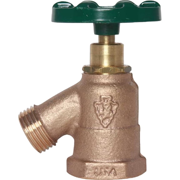 Arrowhead Brass & Plumbing 930LF 1 in. Female Pipe Thread- Red Brass- Garden Valve