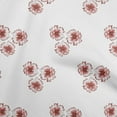 thumbnail image 1 of oneOone Cotton Poplin Red Fabric Floral Craft Projects Decor Fabric Printed By The Yard 56 Inch Wide, 1 of 4