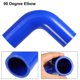 thumbnail image 4 of 1 juego 38mm 1.5 "ID 90 grados codo motor silicona manguera azul para coche Intercooler tubería de admisión con 2 uds abrazaderas, 4 of 6