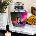 thumbnail image 7 of MUKTIVE Dog Adults Urn for Human Ashes Men - Funeral Urns for Adult Ashes Women - Pink Decorative Urn for Burial - 10 Inch Large Urns for Memorial Adults, 7 of 7