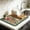 Bohemian Flowers-2, variant on Vintage Floral Dish Drying Mat 16x18 Inch, Dish Mat Drying Kitchen Mats for Extra Large Absorbent Countertop, Aesthetic Boho Drying Matt Kitchen Counter Washable Heat Resistant Dish Drainer Rack Mat