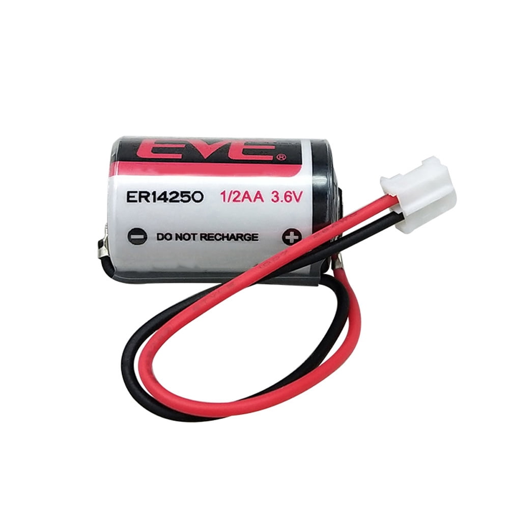 4pcs EVE ER14250 3.6V LS14250 1/2 AA Size 1200mAh Lithium Battery with Plug