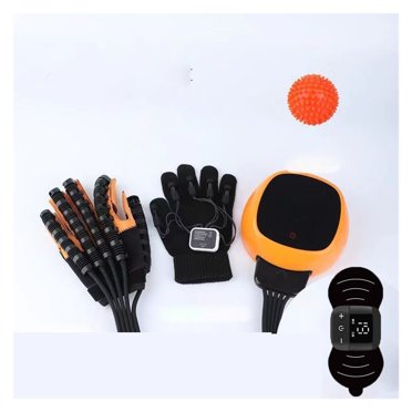 Intelligent Rehabilitation Robot Gloves Each Finger Sleeve Has Precise Sensor Support Low Frequency Pulse Massage Hand Training ,Easy to Operate