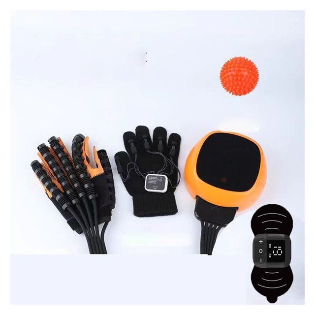 Intelligent Rehabilitation Robot Gloves Each Finger Sleeve Has Precise Sensor Support Low Frequency Pulse Massage Hand Training ,Easy to Operate