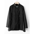 thumbnail image 3 of Chaqueta de piel auténtica vintage para mujer, tendencia 2024, diseño de bordado de jacquard con parches de alta gama, abrigo de piel de oveja con cuello alto, 3 of 5