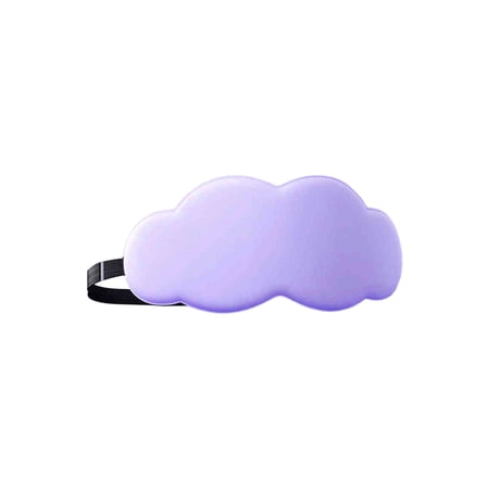 Lypsnake 3D Clouded Sleeping Mask Ultra-Soft Breathable Fabric Zero-Pressure Light Blocking Eye Cover Adjustable Strap Contoured Sleep Mask for Travel Nap Night Rest