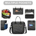 thumbnail image 2 of Halloween Bats on Dark Pattern Womens Lunch Box for Work,Insulated Large Lunch Bag for Tween and Teen,Loncheras Para Mujer,Leakproof Adult Lunch Bag for Work,Beach,Travel,Picnic,Camping, 2 of 7