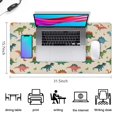 thumbnail image 5 of Long Mouse Pads for Desk,Beige Colorful Dinosaurs Pattern Desk Mats on Top Of Desks, Desk Mouse Pad Extra Large with 3mm Non-Slip Base and Stitched Edge for Gaming,Office,Work,Home 31.5"x15.7", 5 of 6
