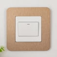 thumbnail image 1 of Pegatina decorativa para interruptor, cubierta protectora, luz de lujo, moderna, simple, de color sólido, placa de aluminio acrílico, marco de enchufe, 1 of 6