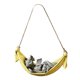 thumbnail image 1 of Bed Dinosaur Resin Ornaments Pendant Garden Decoration Hammock Dinosaur Statue Garden Interior Decoration (Yellow), 1 of 5