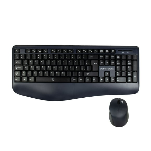Kit de Teclado y Mouse Perfect Choice PC-201236 - Negro