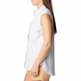 thumbnail image 3 of Women's Columbia Anytime Lite Collared Button Down Tank Top Color: Pink Sand Plaid Size: X LARGE, 3 of 4