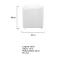 thumbnail image 5 of Set de puff y sillón Tilla B - Blanco WEIK Tilla, 5 of 5