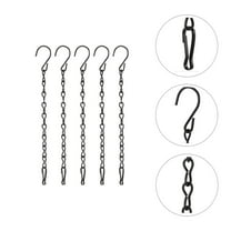 5pcs 24cm Hanging Chains Flower Pot Chains Planter Basket Chains Replacement Flower Pot Replacement Chain Hanger for Bird Feeders Planters Lanterns Ornaments