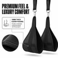 thumbnail image 2 of Hanging Ab Straps, for Pull Up Bar Core Training Leg Raises Home Gym Exercise Equipment, Black, 2 of 7