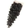 thumbnail image 3 of Brazilian Deep Wave Closure Unprocessed Human Hair Lace Closure (4X4) Natural Black Color 12Inch, 3 of 8