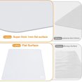 thumbnail image 2 of 35.5" x 23.6" Extra Large Silicone Mat, Silicone Craft Mat for Placemat Baking Painting Clay Art and More (Translucent), 2 of 4