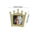 thumbnail image 2 of RKSTN European Style Pearl Inlaid Crown Photo Frame Home Wedding Photo Decoration Frame French Resin Photo Frame Decoration F, 2 of 6