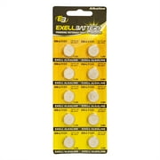 10pk Exell EB-L1131 Alkaline 1.5V Watch Battery Replaces AG10 389 LR54