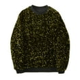 thumbnail image 4 of LIUJUNSHOP Basic Men's Crewneck Sweatshirt Men's Hop Glitter Full Sequin Loose Fit Crewneck Sweatshirt Long Sleeve, 4 of 4
