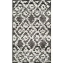 SAFAVIEH Adirondack Valentin Geometric Area Rug, Charcoal/Ivory, 3' x 5'